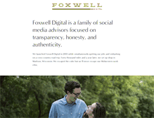 Tablet Screenshot of foxwelldigital.com